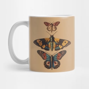 Trio of Moths Mug